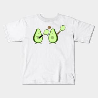 Badminton avocado pair Kids T-Shirt